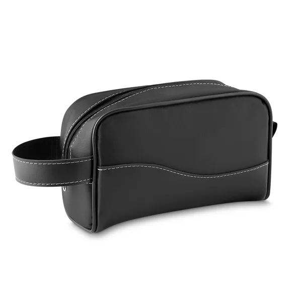 Nécessaire de Couro Sintético e Nylon (XB-14572) personalizado | D.JOB