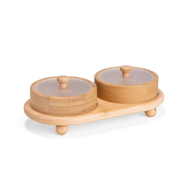Conjunto Potes Bambu 2 Peças (XB-15443) personalizado | D.JOB