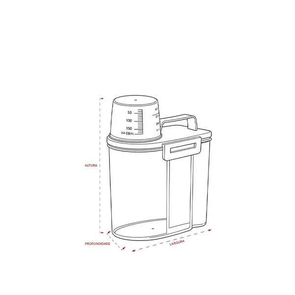 Dispenser Multiuso Plástico 1,5L (XB-15444) — foto 14 | D.JOB