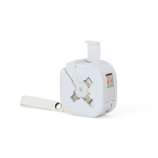 Cabo USB Retrátil 3 em 1 (XB-18762) personalizado | D.JOB
