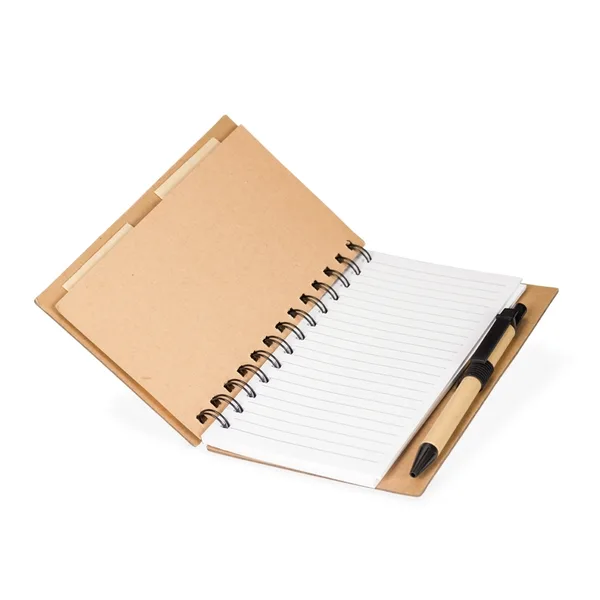 Caderno Ecológico com Autoadesivos e Caneta (XB-18932) — foto 4 | D.JOB
